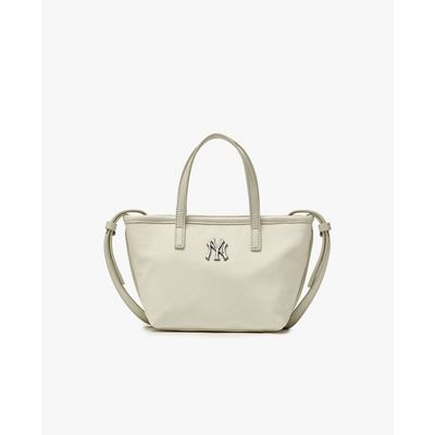 MLB - Túi đeo chéo nữ Basic Vintage Nylon Mini_3ACRVN16N-50IVS