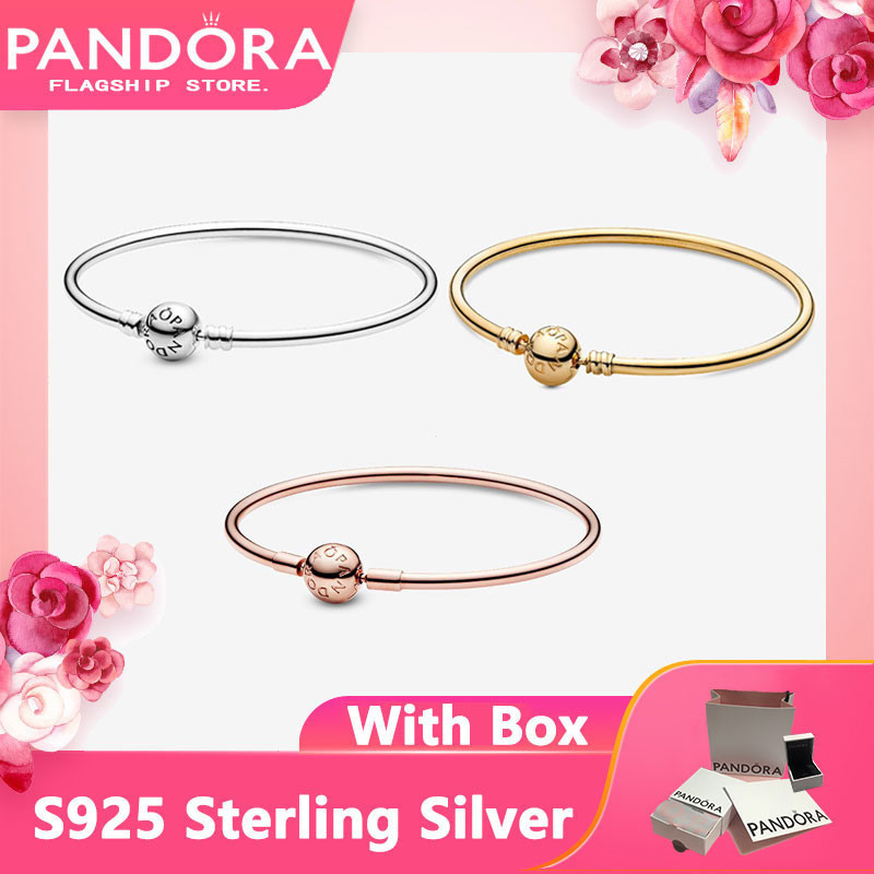 Vòng tay bạc Pandora 925 có hộp đựng - Quà tặng sinh nhật độc đáo cho cặp đôi
