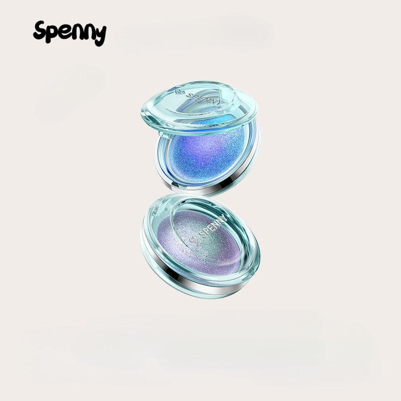 Bột Nướng Spenny Đơn Sắc Phấn Mắt Tấm Nổ Matt Brightens Mắt Xanh Điểm Nổi Bật Ngọc Trai Tự Nhiên Ba 