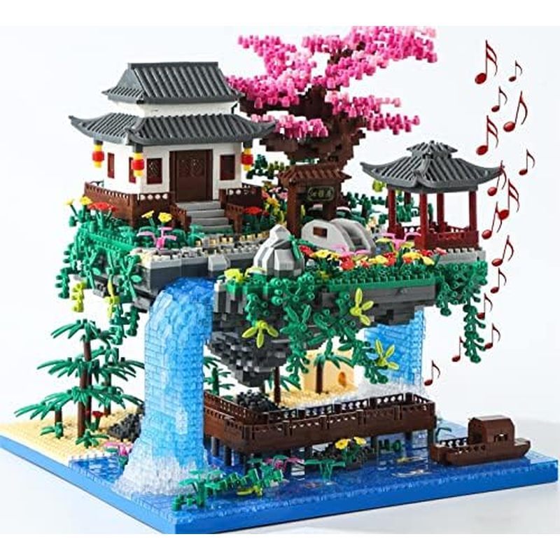 ossom Tree Building Set with Gift Box, Original Music Cherry Blossom Tree House(Type :Symphony), Jap