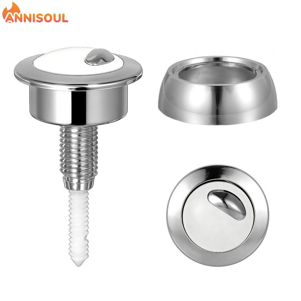 [NISO]Toilet Flush Button ABS Material Push-button Operation With Support Cover