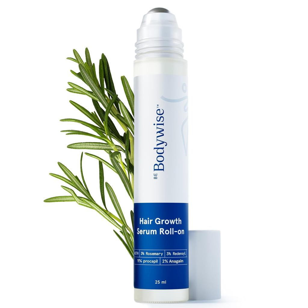 Gói cuộn tinh chất chăm sóc tóc BeBodywise Rosemary 25ml-3% hương thảo, 3% chất béo Dan đỏ và 2% Ang