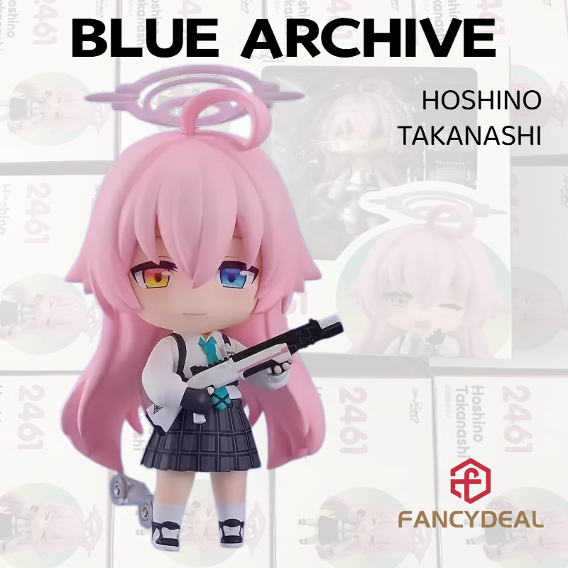 Blue Archive 2461 Hoshino Takanashi Nendoroid với cơ sở thưởng Anime Hình
