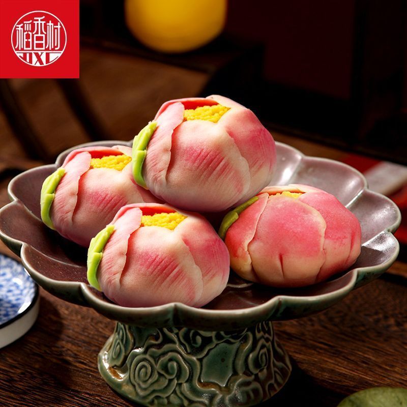 [Daoxiangcun] Bánh Ngọt Trung Quốc Da Đào Bánh Thiết Lập Số Lượng Lớn Bàn Cưới Đào Núi Trung Thu Lễ 