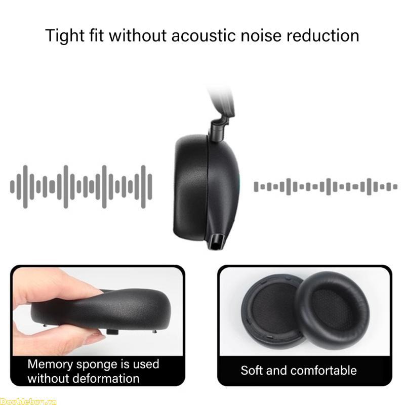 Doublebuy Chất Lượng Memory Foam Earpads Headband Cho Tai Nghe Chơi Game AW920H Earcup