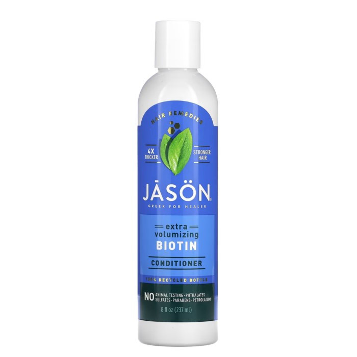 Jason Natural, Extra Volumizing Biotin Dầu Xả, 8 fl oz (237 g), Chống Mỏng, Để Tóc Mạnh Hơn, Tóc Vol