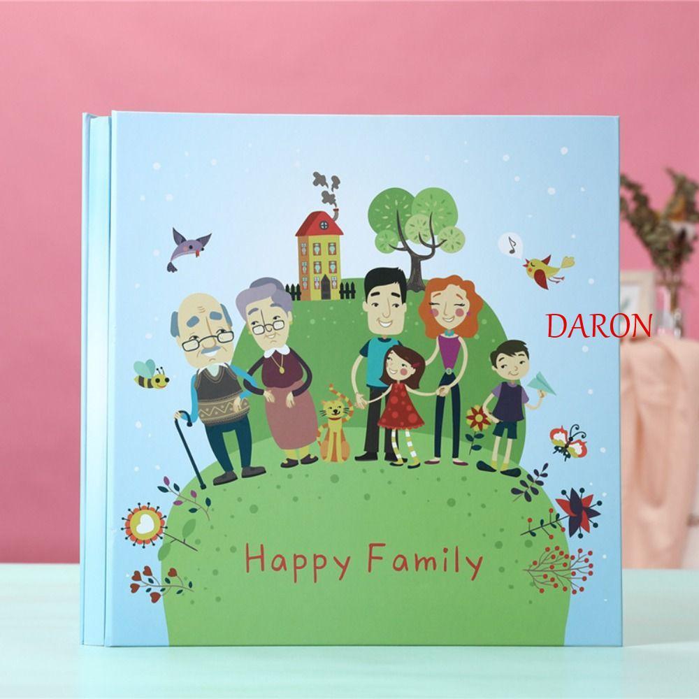 Album tự dính DARON Phim tự làm, Album ảnh tự dính tự dính 28x26cm dung lượng cao, sưu tập sách có t