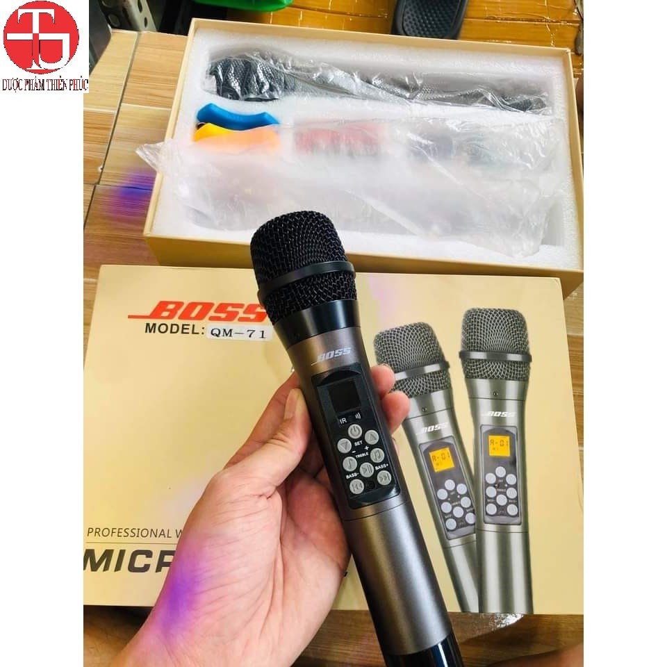 [HCM] Micro không dây đa năng Boss QM71 - Hàng Chính hãng - HD audio