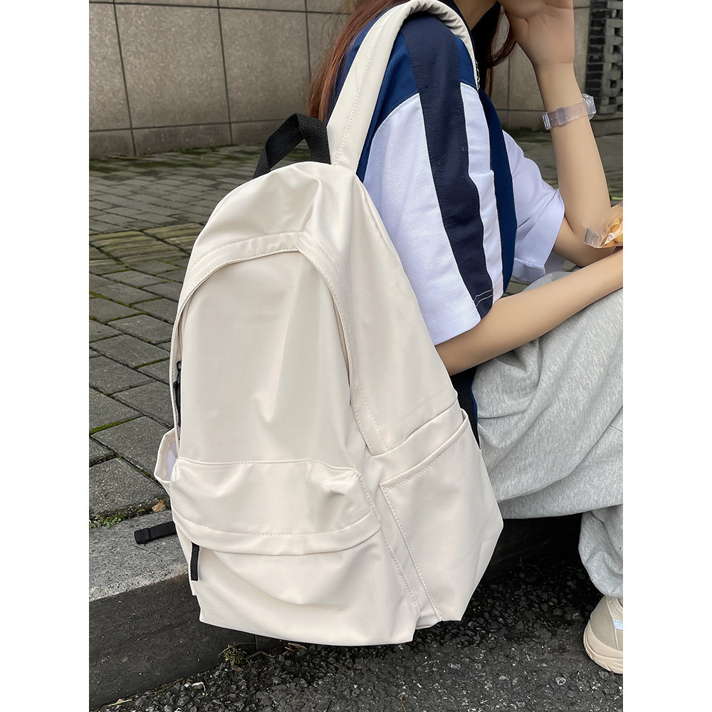 balo đi học balo nữ Muji Schoolbag Nữ Sinh Viên Đại Học Phiên Bản Hàn Quốc ins Dung Tích Lớn Đơn Giả