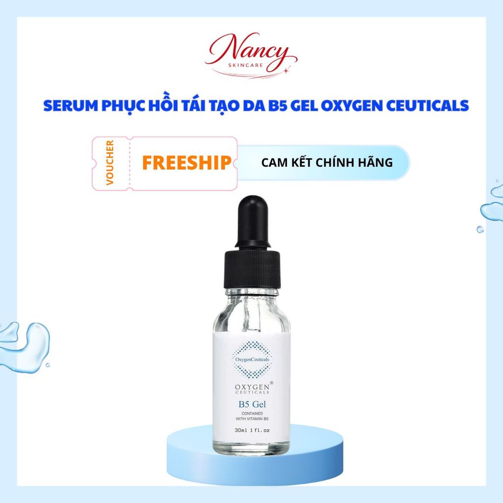 Serum Phục Hồi Tái Tạo Da B5 Gel Oxygen Ceuticals 60ml – Làm Dịu & Cấp Ẩm Sâu