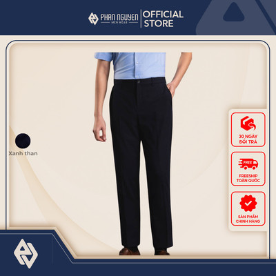 Quần âu nam Phan Nguyễn, chất liệu cao cấp bền chắc, mềm mát, nhanh khô, form slim fit QVL.829