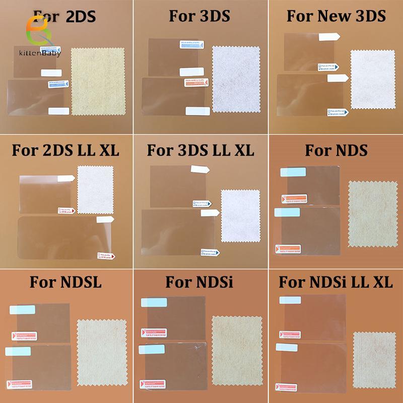 [Baby-t] Phim bảo vệ màn hình LCD trong suốt HD phía dưới cho 3DS 3DSXL NDS Lite NDSL DSi NDSI XL LL