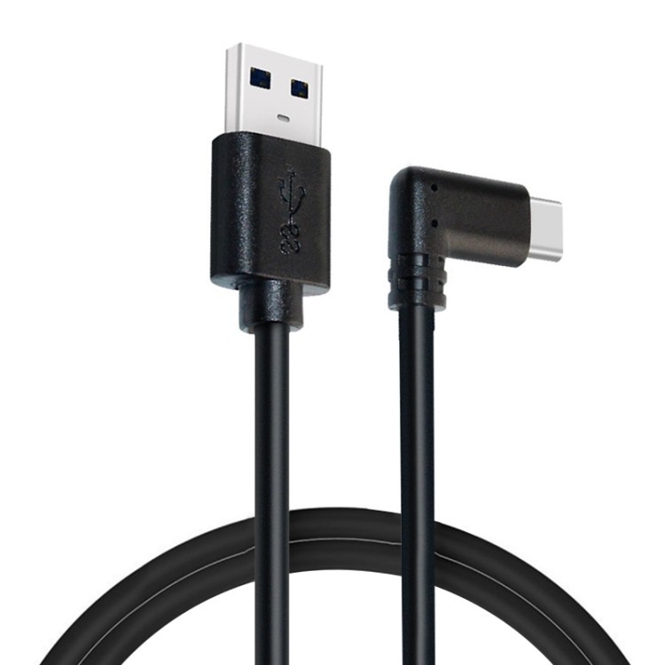 Cáp liên kết VR khuỷu tay USB Male sang USB 3.2 Gen1 Type-C cho Oculus Quest 1 / 2, Chiều dài cáp: 4