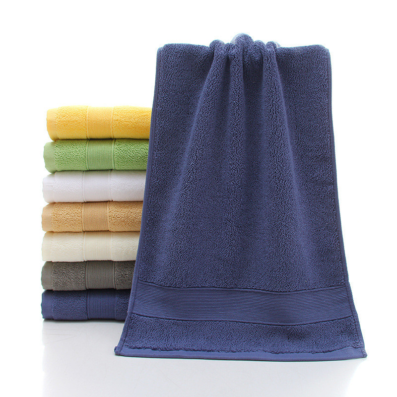 【Ready Stock】 Pure Cotton Towel Hotel Homestay Absorbent Face Towel Thick Present Towel XZvj