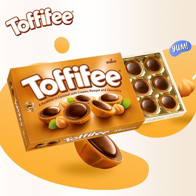 Đức Nhập Khẩu Toffifee Cocoa Hazelnut 125g Chocolate Hazelnut Toffifee Sandwich Bơ Ca Cao Nguyên Chấ