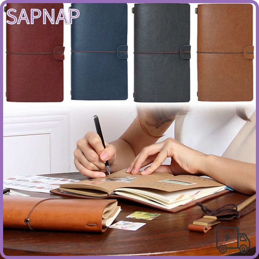 Sổ tay SAPNAP A6, Sách sổ cái nhiều ứng dụng A6, Văn phòng phẩm di động DIY Notepad Office