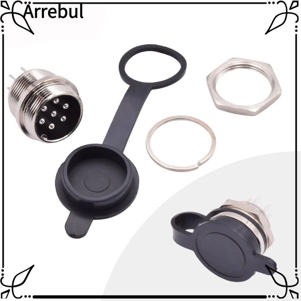 Vỏ ổ cắm tròn hàng không ARREBUL, Nắp chống bụi GX12 GX16 GX20 GX12 GX16 GX20, Vỏ đầu nối cáp hàn ca