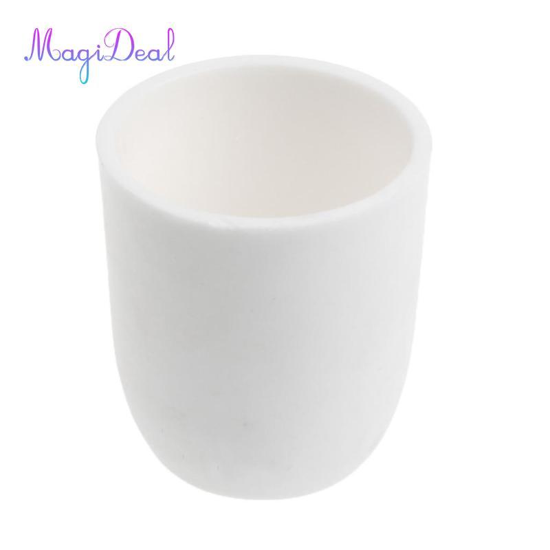 99% Al2O3 Alumina Phòng thí nghiệm hình trụ Nồi nấu chảy 200ml