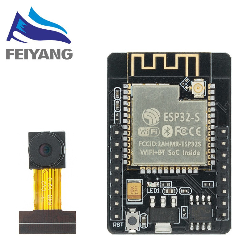 Bo mạch thu phát Wifi ESP32-CAM hỗ trợ camera OV2640 / OV7670 chuyên dụng.