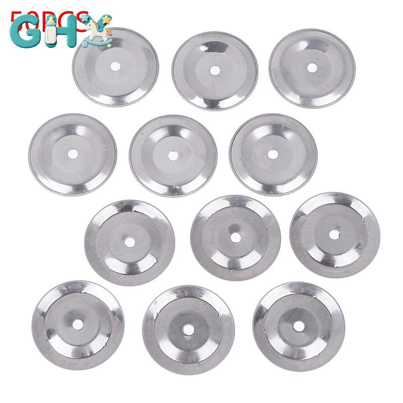 GHX 50 Chiếc Tambourine Chuông Chuông Jingle Bell Sắt Cho Chuông Tay Nhà Thờ Trống Snare Tambourine 