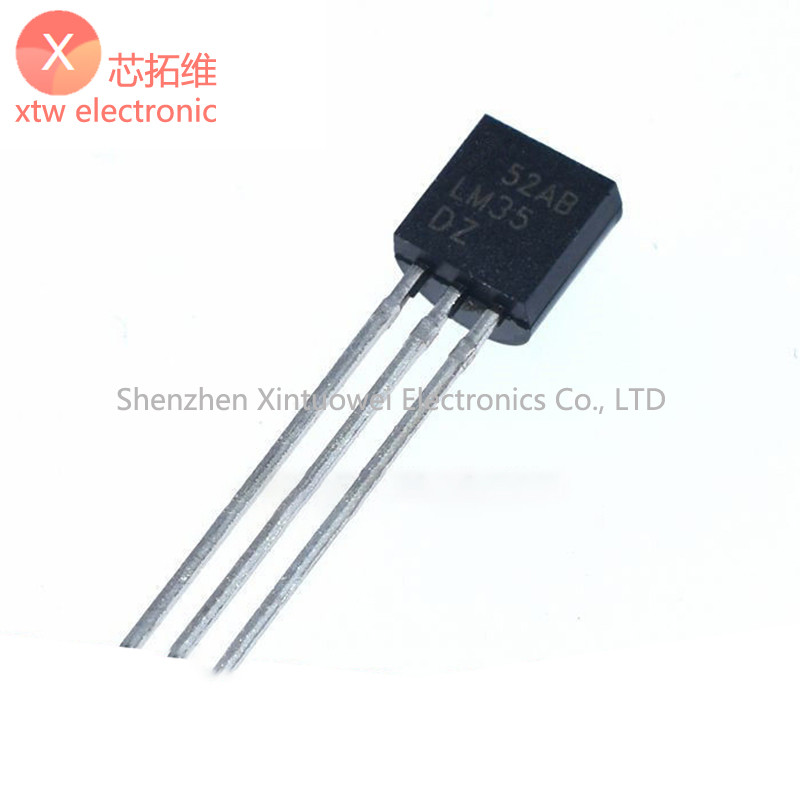 (5 Cái) LM35DZ LM35D Chèn trực tiếp Cảm biến nhiệt độ TO-92 LM35