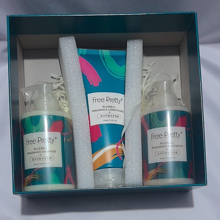 Dầu gội nước hoa Firan Beautiful Blue Wind Chime Oil Wash Bộ ba món