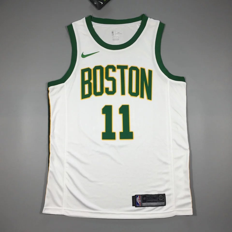 18-19 Mùa giải mới NBA Celtic No. 11 Kyrie-Áo Jersey Kyrie Irving Hot Press Phiên bản thành phố Đồng