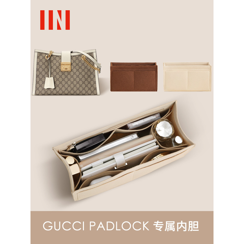 BagINBAG Thích hợp cho gucci PadLock Liner Bag gucci Tote Liner Bag Nhỏ Nữ Bên Trong Túi gucci