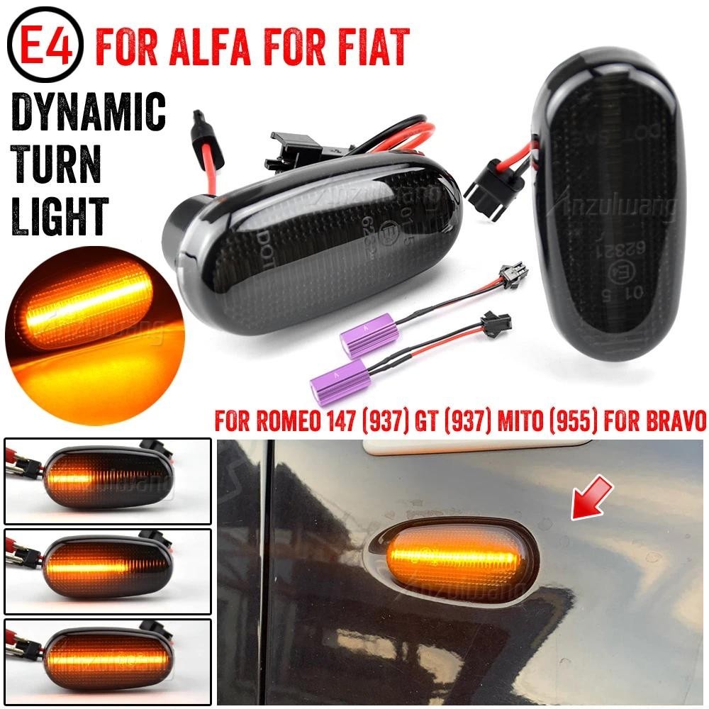 Đèn LED Năng Động Bên Đánh Dấu Fender Đèn Báo Cho Alfa Romeo Mito 955 Cho Alfa Romeo Mito 147 pre-fa