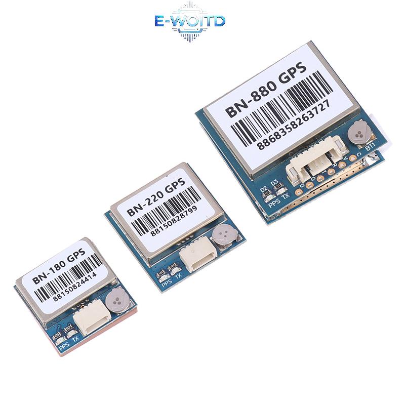 E-WOITD Beitian BN180 BN220 BN 880 3.0V-5.0V TTL Cấp GNSS Mô-đun GPS GLONASS Ăng-ten mô-đun GPS kép 
