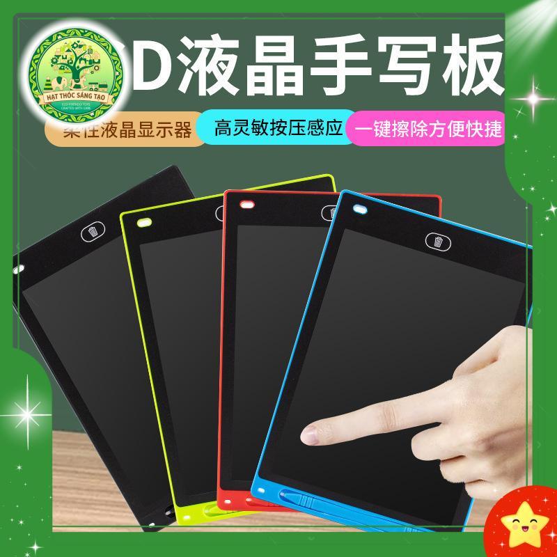 Bảng Viết LCD Tự Xóa Thông Minh 8.5 và 10 inch | Màn Hình Đa Sắc, Có Khóa Chống Xóa, Bé Viết Vẽ Thỏa