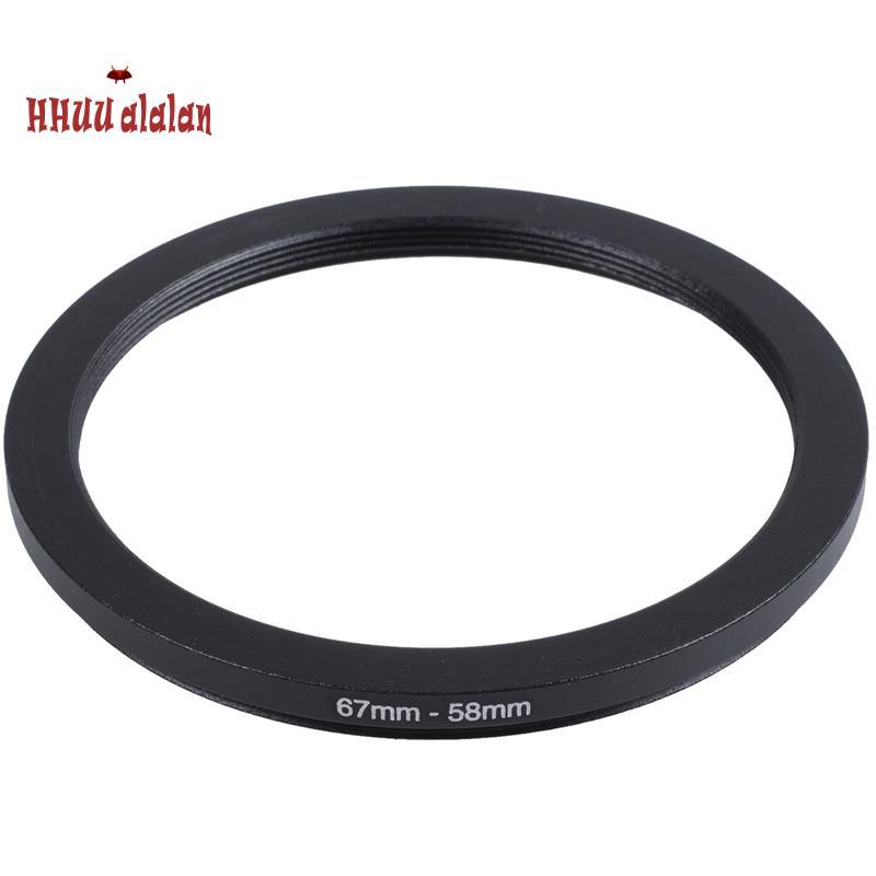 Bộ chuyển đổi vòng đen 67mm-58mm 67mm đến 58mm cho máy ảnh
