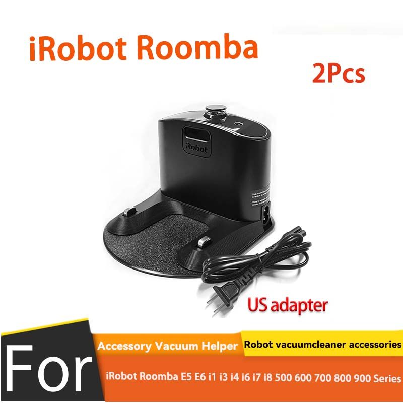 Dành Cho iRobot Roomba E5 E6 i1 i3 i4 i6 i7 i8 500 600 700 800 900 Series Đế Sạc (2 CÁI)