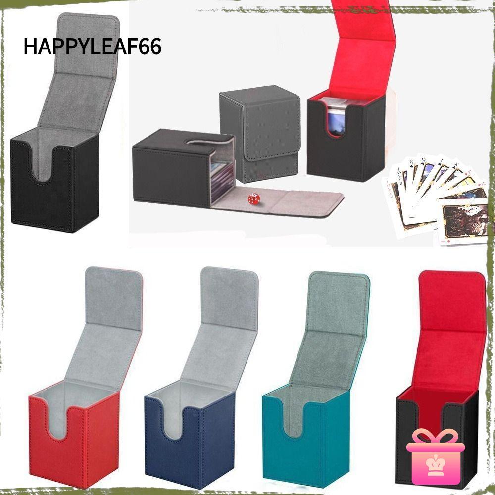 HAPPYLEAF Game MTG Trading Card Holder, PU Storage Deck Box, Collection Box Collectible Game Organiz
