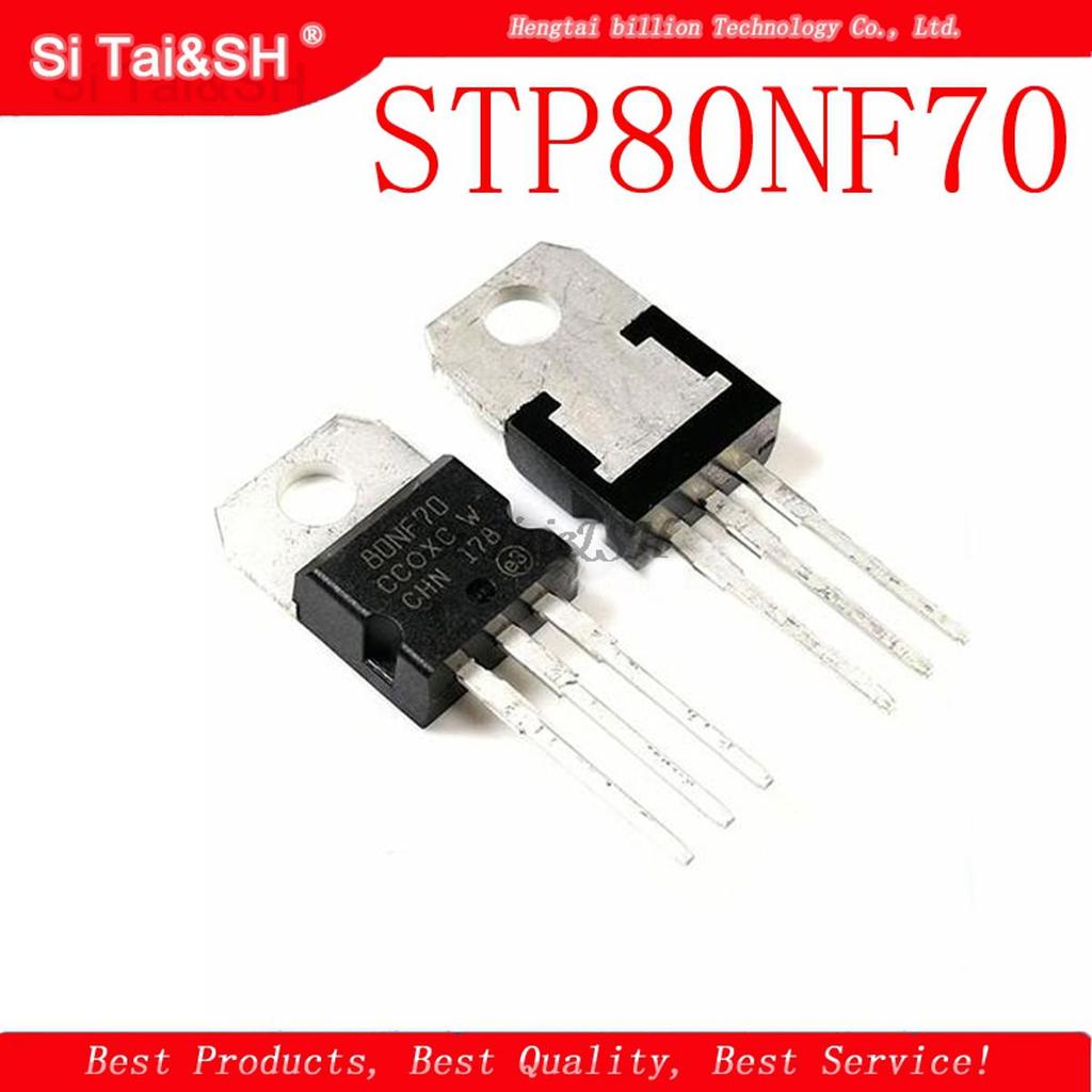 10 Cái / lốc STP80NF70 80NF70 TO-220 MOSFET Bộ Điều Khiển 80A 70V EMU Chính Hãng