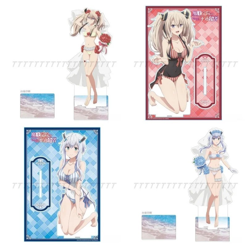 Standee Anime Học Viện Ma Vương The Misfit of Demon King Academy Mô Hình Mica Trang Trí Bàn Học Quà 