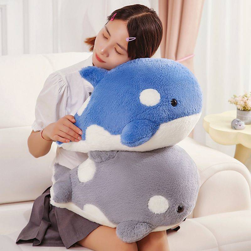 Little Tiger Whale Baby Doll Whale Pillow Doll Plush Toy Birthday Gift for Girls WQfW