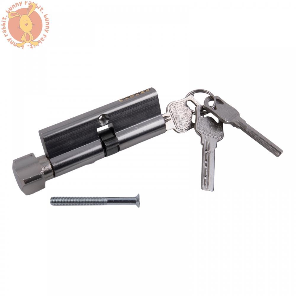 Xi lanh khóa cửa phong cách Euro 70mm Hợp kim nhôm bạc cho cửa gỗ trong nhà