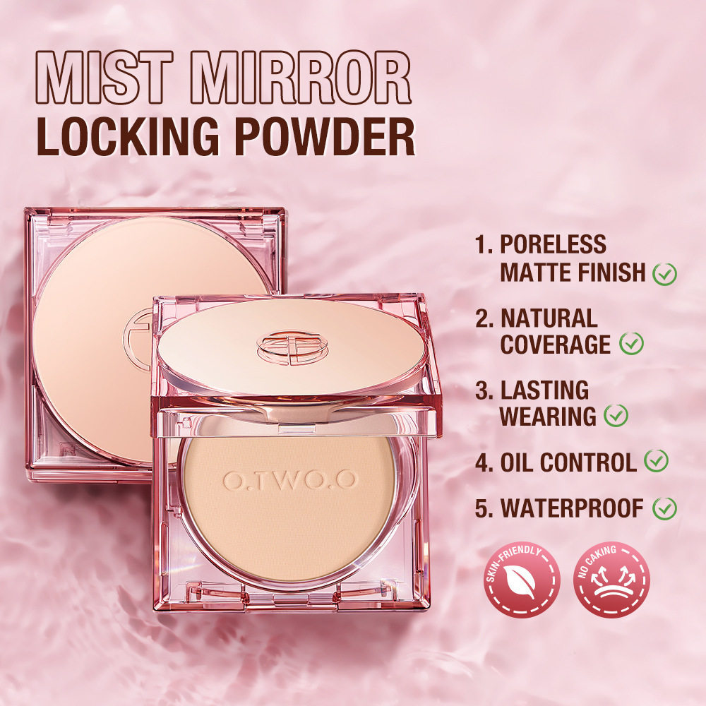 phấn phủ kiềm dầu phấn phủ nén cushion O.TWO.O Cố Định Trang Điểm Loose Powder SC055 Kem Che Khuyết 