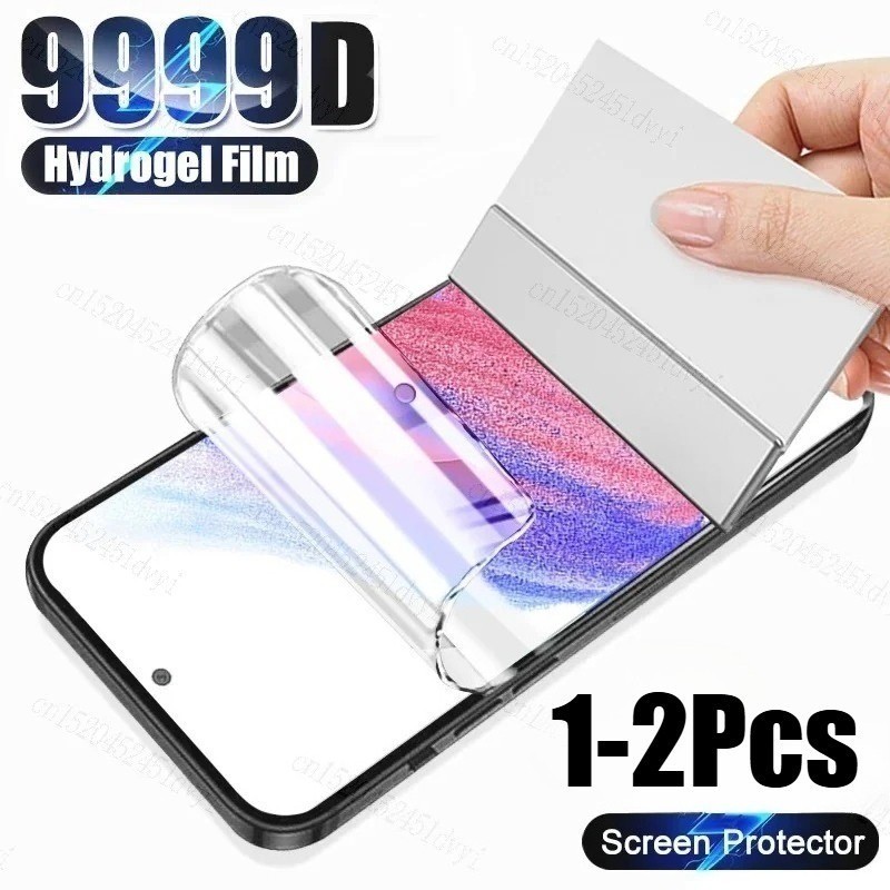 1-2 Chiếc Full Cover Chống Ánh Sáng Xanh Mềm Hydrogel Cho Doogee Fire 6 N20 N40 N50 S118 S119 S200 V