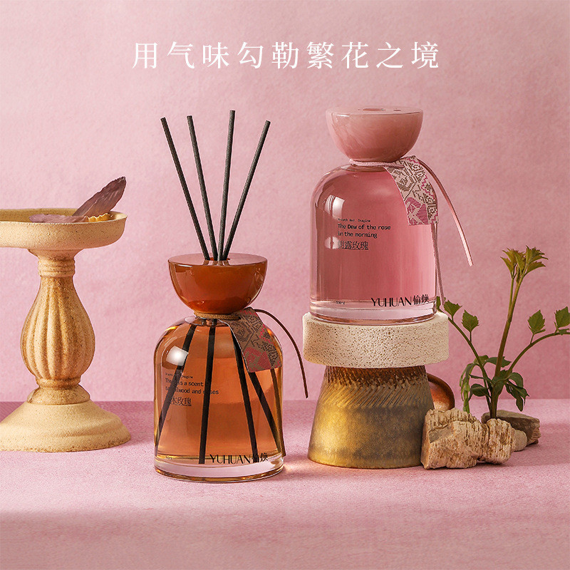 Tinh dầu thơm khuếch tán hương liệu không lửa Golden Mountain Rose Morning Dew, dùng trong nhà, hươn