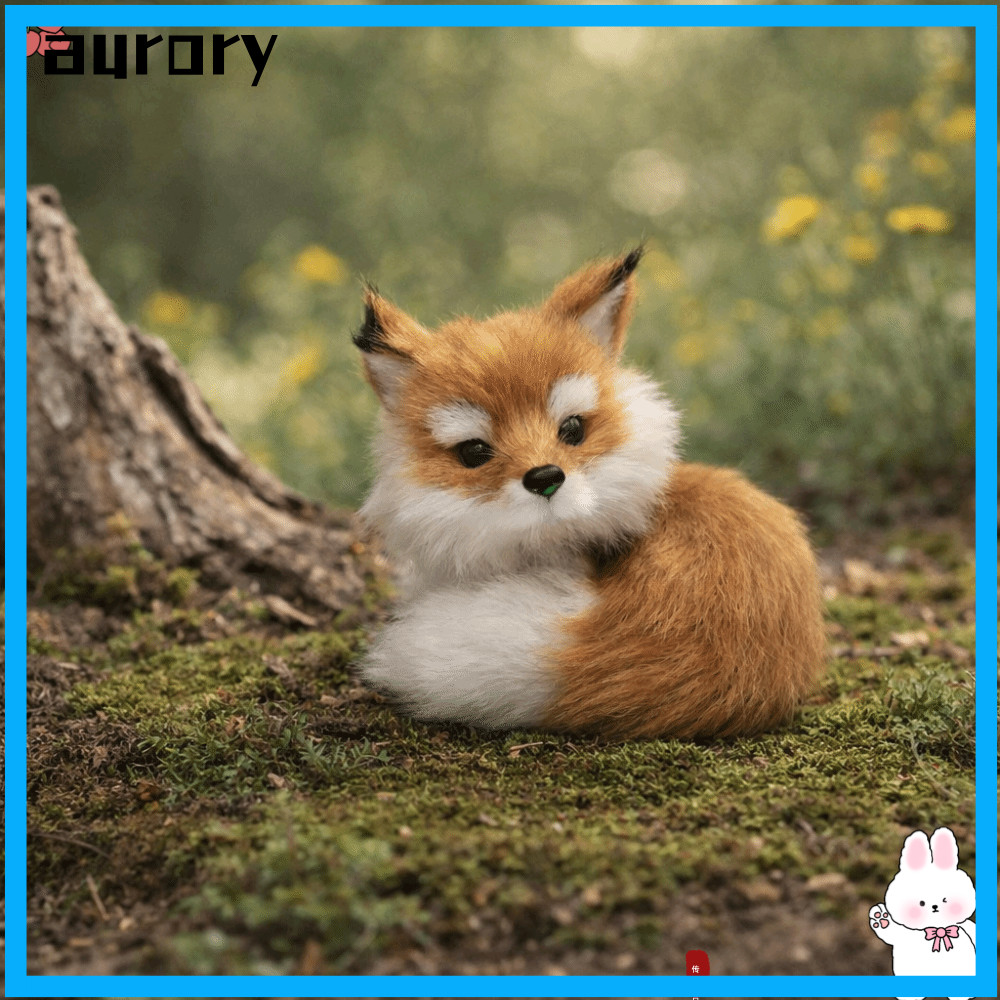 AURORY Sang Trọng Mô Phỏng, Đồ Chơi Búp Bê Sang Trọng Động Vật Nhân Tạo Mini, Hình Sống Động Như Thậ