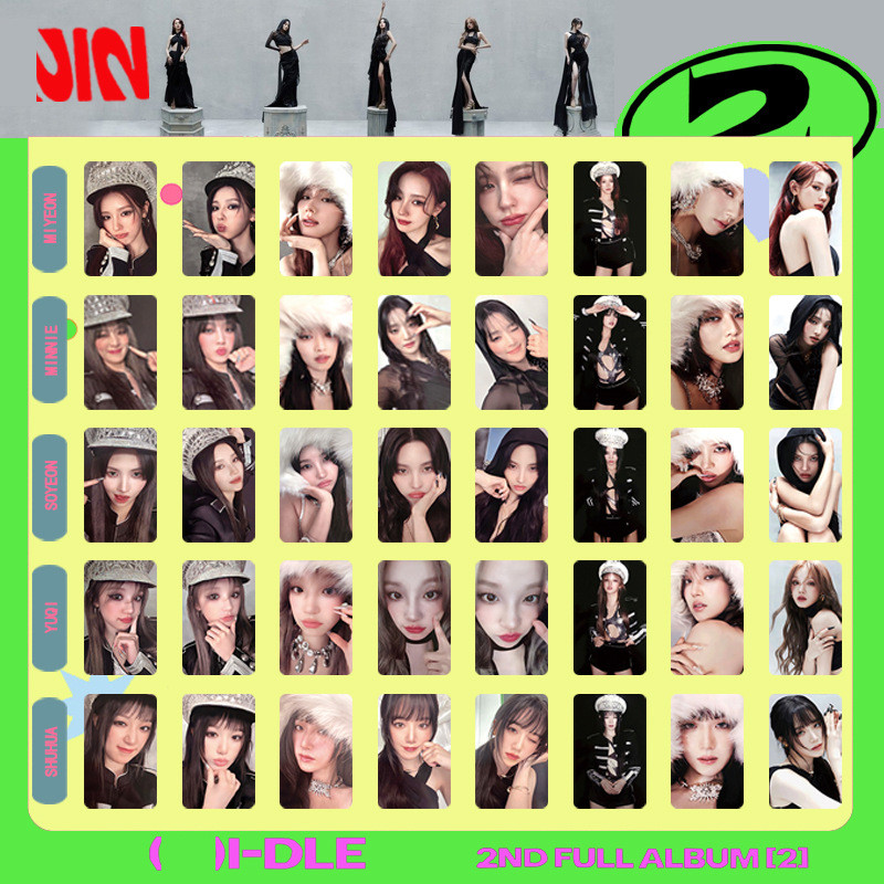 GIDLE Girl Baby SECOND Electronic Specialist 2ND Single Photocard MINNIE Ye SHUHUA SHUHUA Song Yuqi 