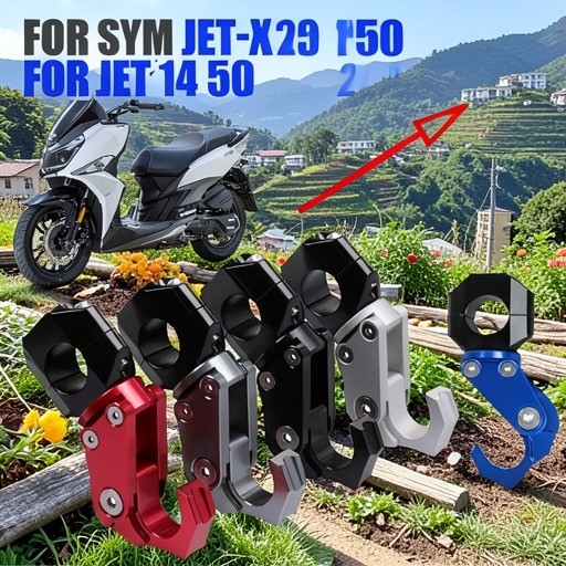 Dành Cho SYM JET-X 125 150 X125 X150 JET 14 50 125 200 Túi Hành Lý Móc Vuốt Móc Treo Kẹp Mũ Bảo Hiểm