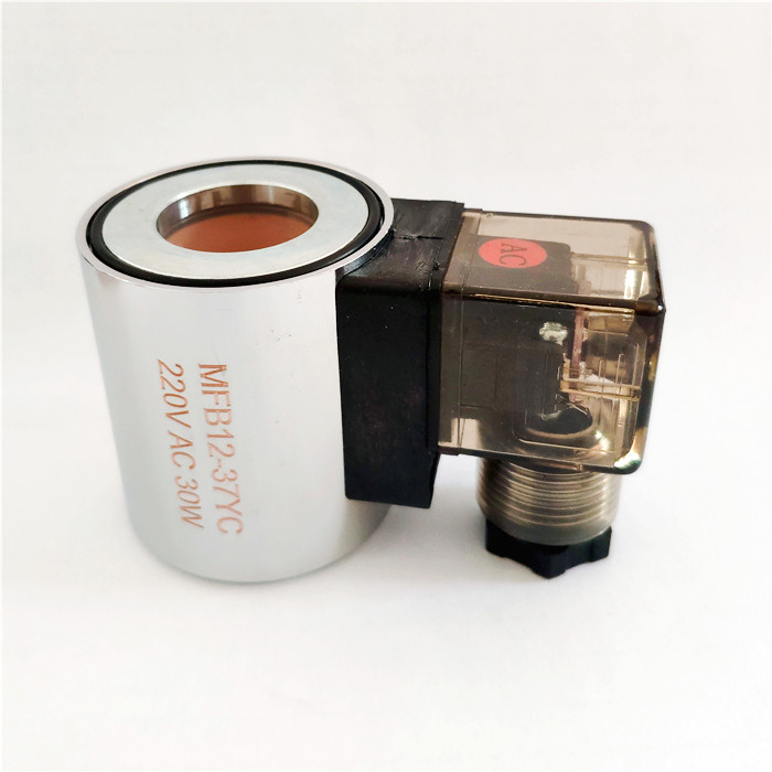 Cuộn dây van điện từ thủy lực MFB12-37YC 220V MFZ12-37YC Khẩu độ 24V Chiều dài 23mm 51mm