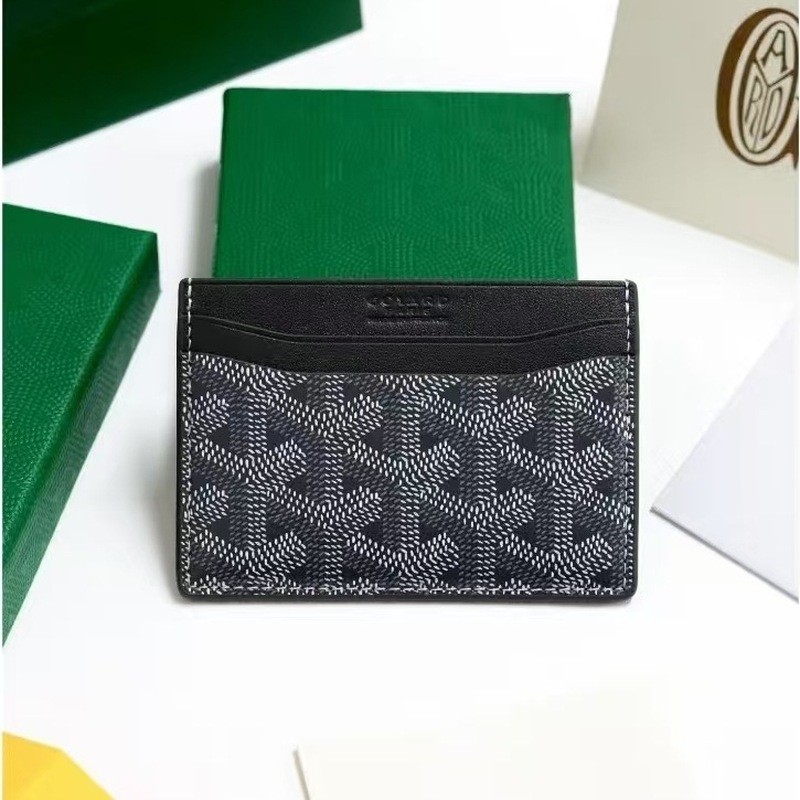 Goyard Đựng Thẻ Goyard Nam Nữ Thời Trang Ví Đựng Tiền Xu Đa Năng Thẻ Tài Liệu Túi Đi Lại Phù Hợp Với