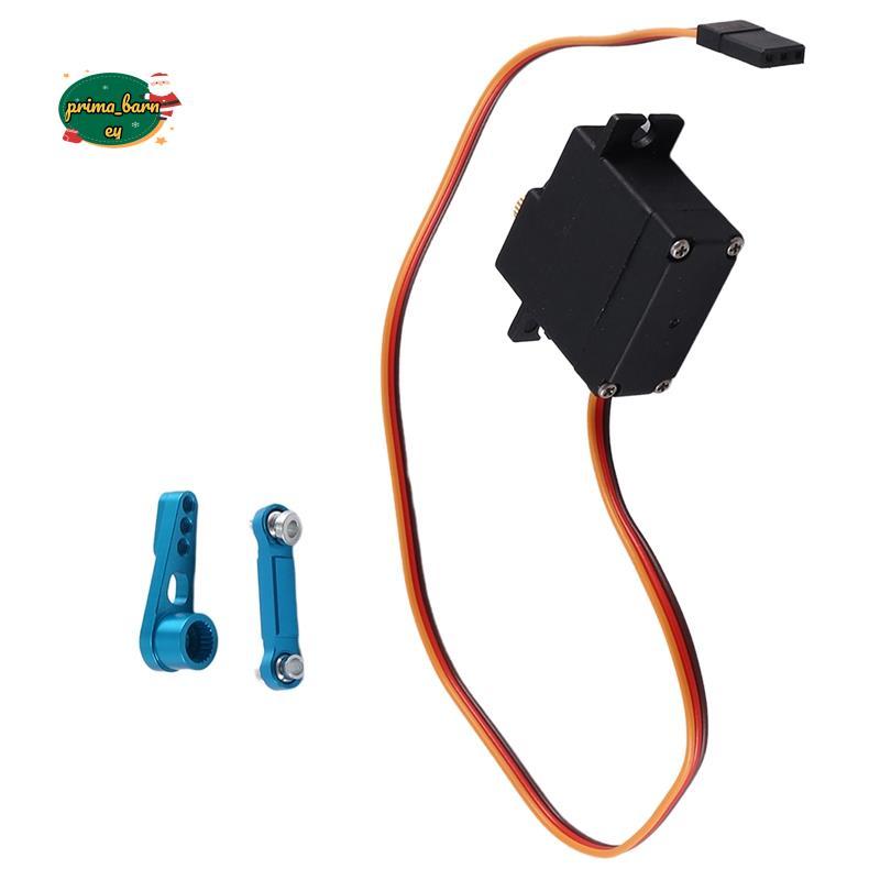 Servo bánh răng kim loại ba dây với thanh servo cánh tay cho 144001 124019 124018 Phụ tùng nâng cấp 