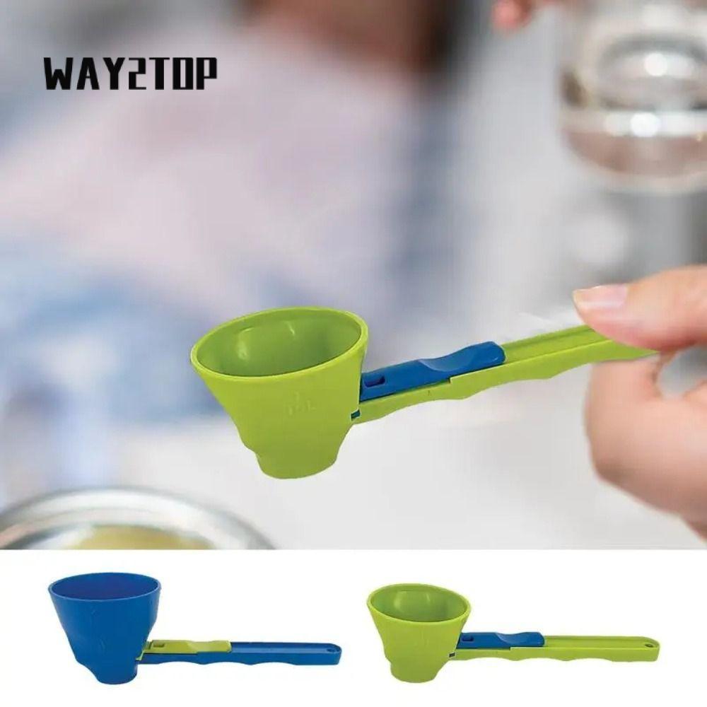 Phễu Muỗng Trượt WAY2TOP, Phễu Muỗng Cà Phê Nhấp Nhộn Có Thể Tái Sử Dụng, Phễu Thìa Phễu Nhựa 2 Tron
