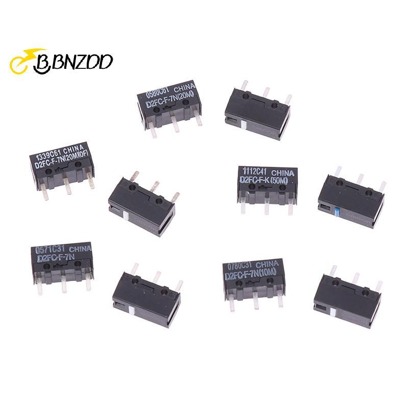 [BBNZDD] 2 Chiếc Chuột Micro Switch D2FC-F-7N 10M 20M D2FC-F-K (50M) -RZ D2F D2F-01 D2F-01F D2F-L D2