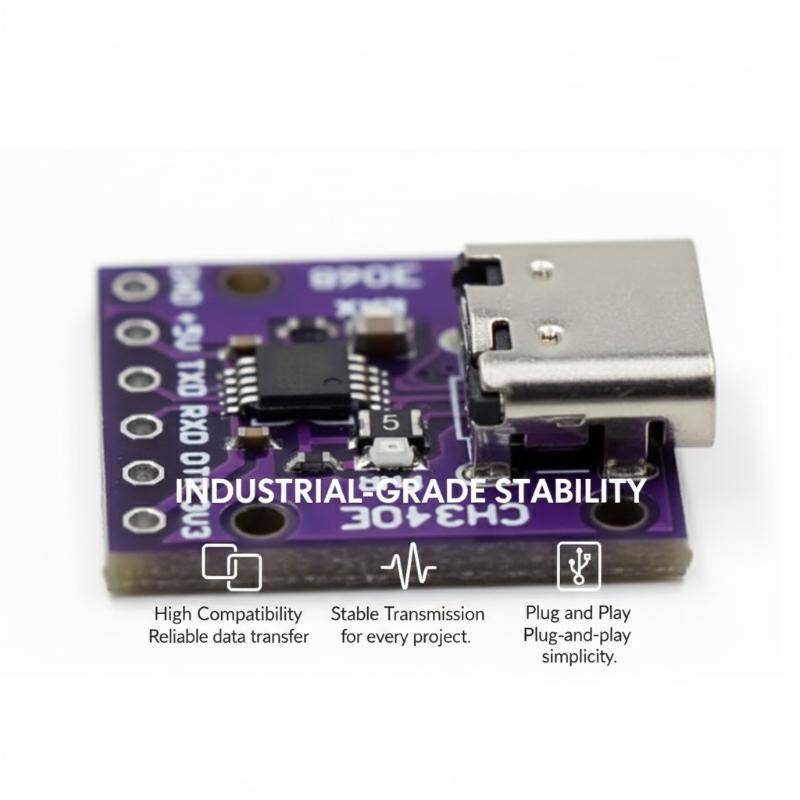 QIUWU CH340E CH9340C Bộ chuyển đổi USB sang TTL Mô-đun nối tiếp cho Trình tải xuống Mini Pro Thay th